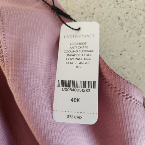 Understance 48K Anti-Chafe Cooling Flexwire Bra – Red Clay – NWT - Picture 2 of 4